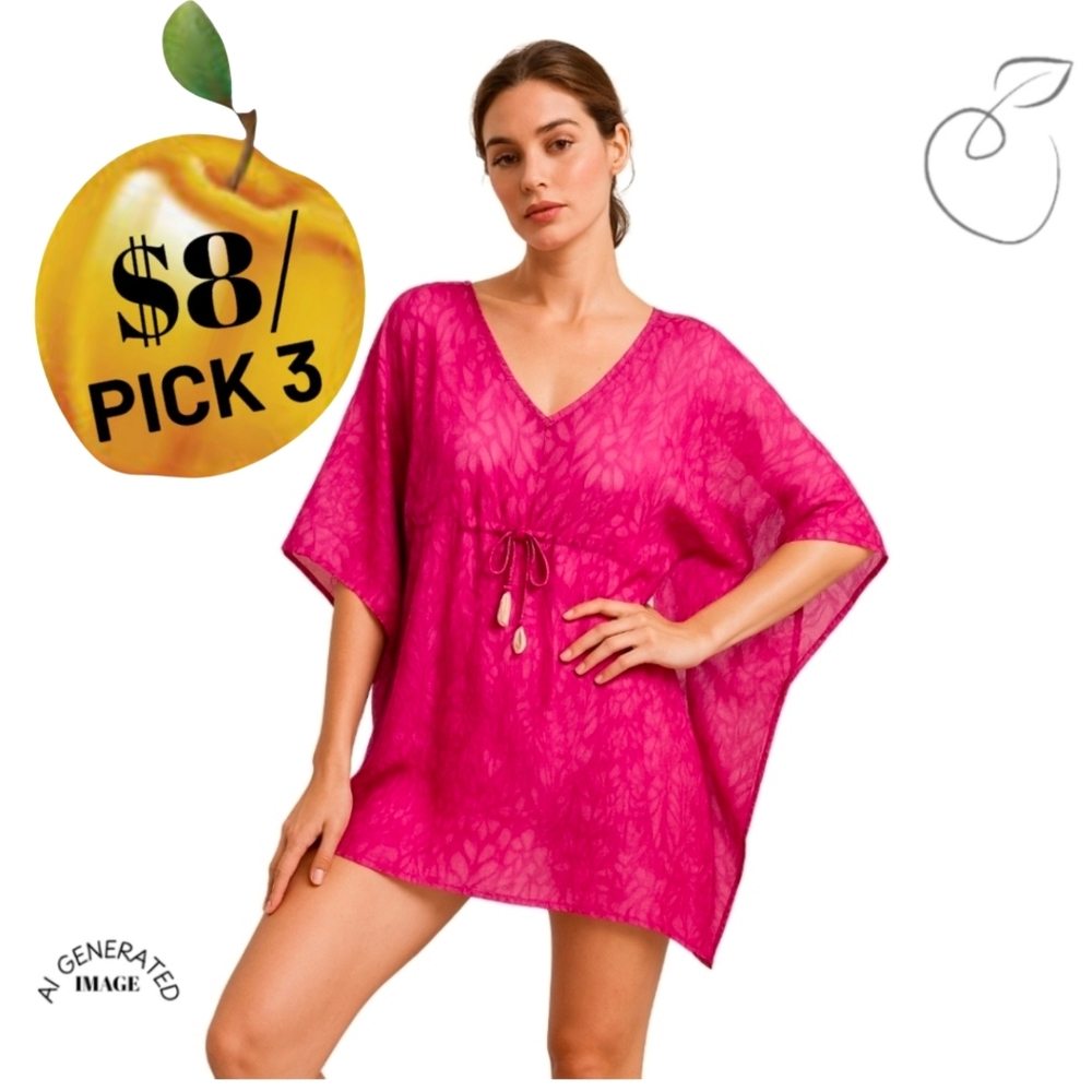 BEACHES & BOHO TIE-DYE SWIM COVER UP